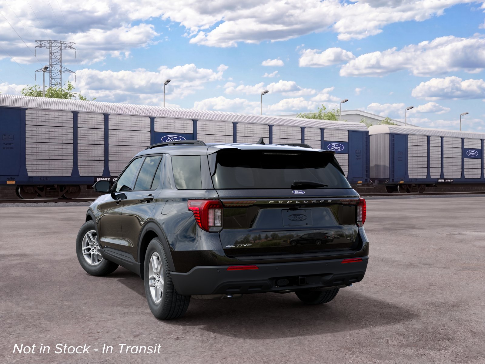 New 2027 Agate Black Metallic Ford Active image 8