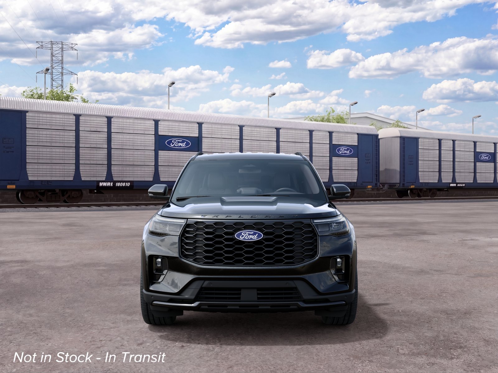 New Agate Black Metallic 2027 Ford Explorer ST-Line for Sale in
