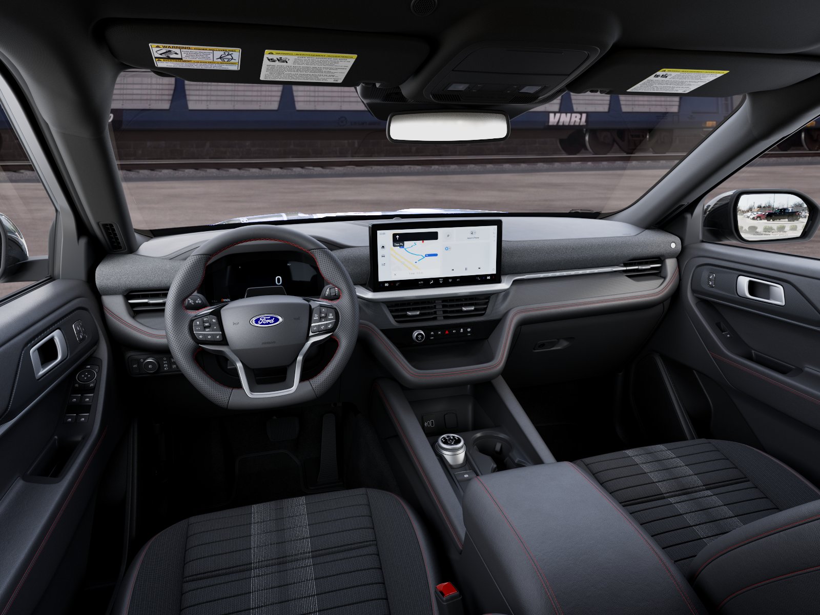 New Agate Black Metallic 2027 Ford Explorer ST-Line for Sale in