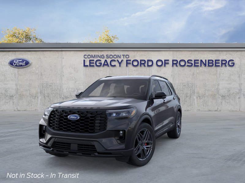 New Agate Black Metallic 2026 Ford Explorer ST-Line for Sale in