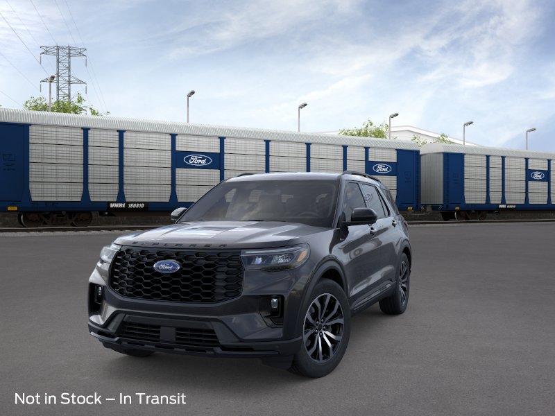New Agate Black Metallic 2026 Ford Explorer ST-Line for Sale in