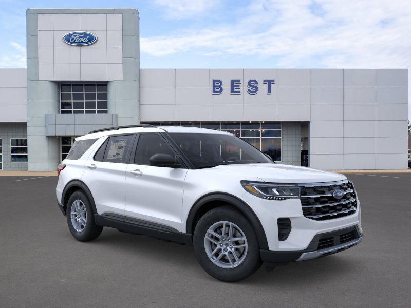 New 2026 Star White Metallic Tri-Coat Ford Active image 7