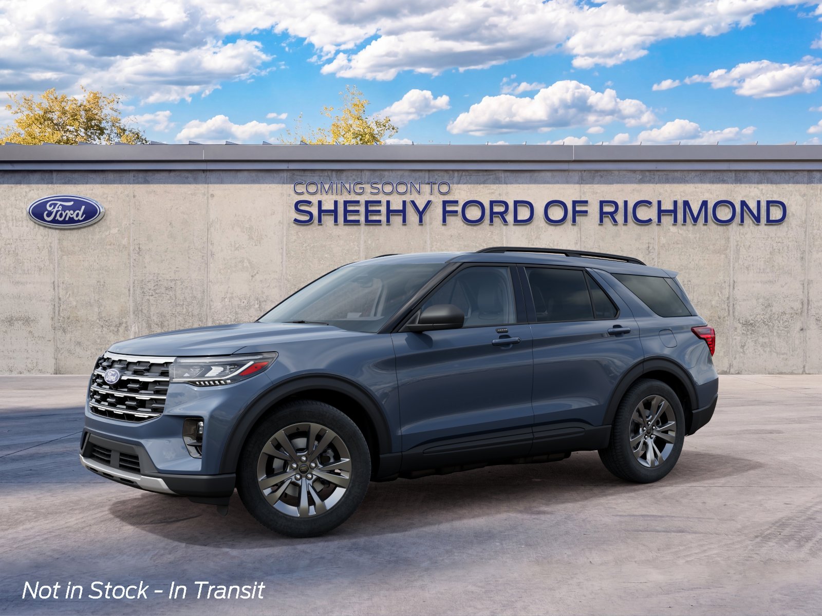 New 2027 Vapor Blue Metallic Ford Active image 2