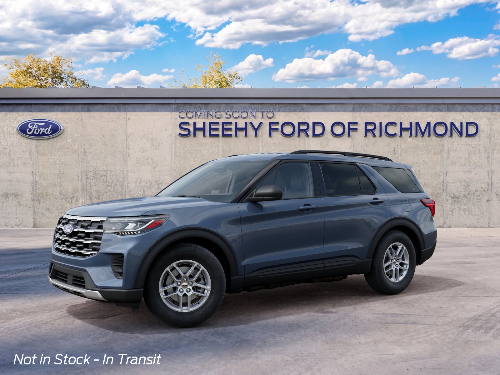 New 2027 Vapor Blue Metallic Ford Active image 2
