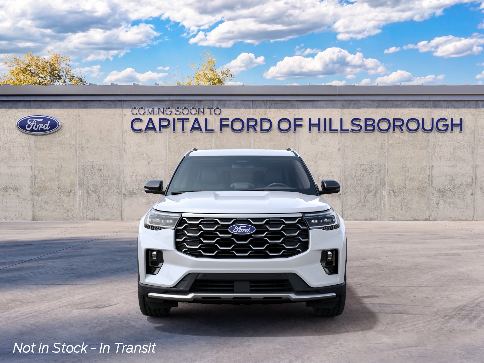 New 2027 Star White Metallic Tri-Coat Ford Platinum™ image 3