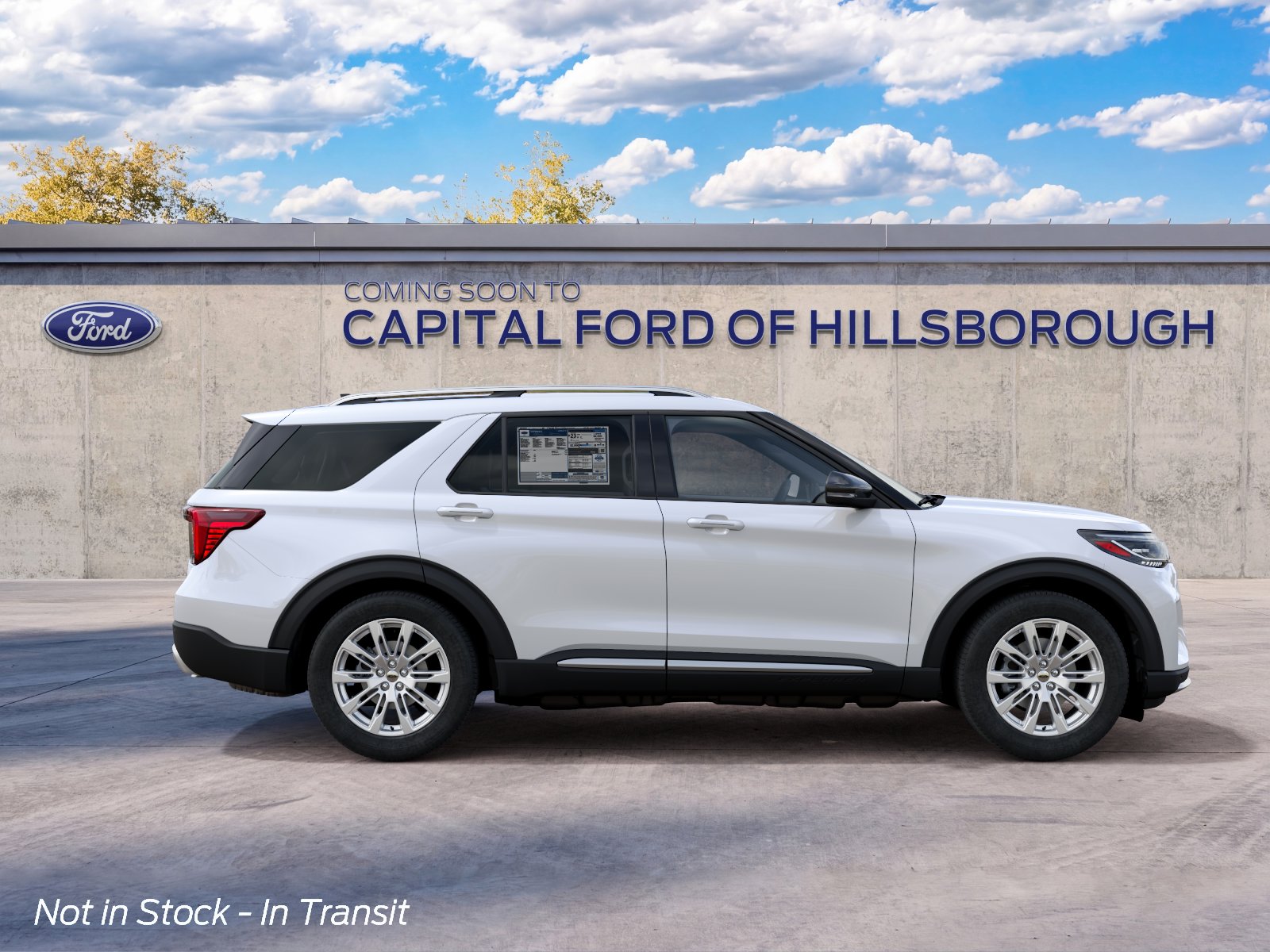 New 2027 Star White Metallic Tri-Coat Ford Platinum™ image 5