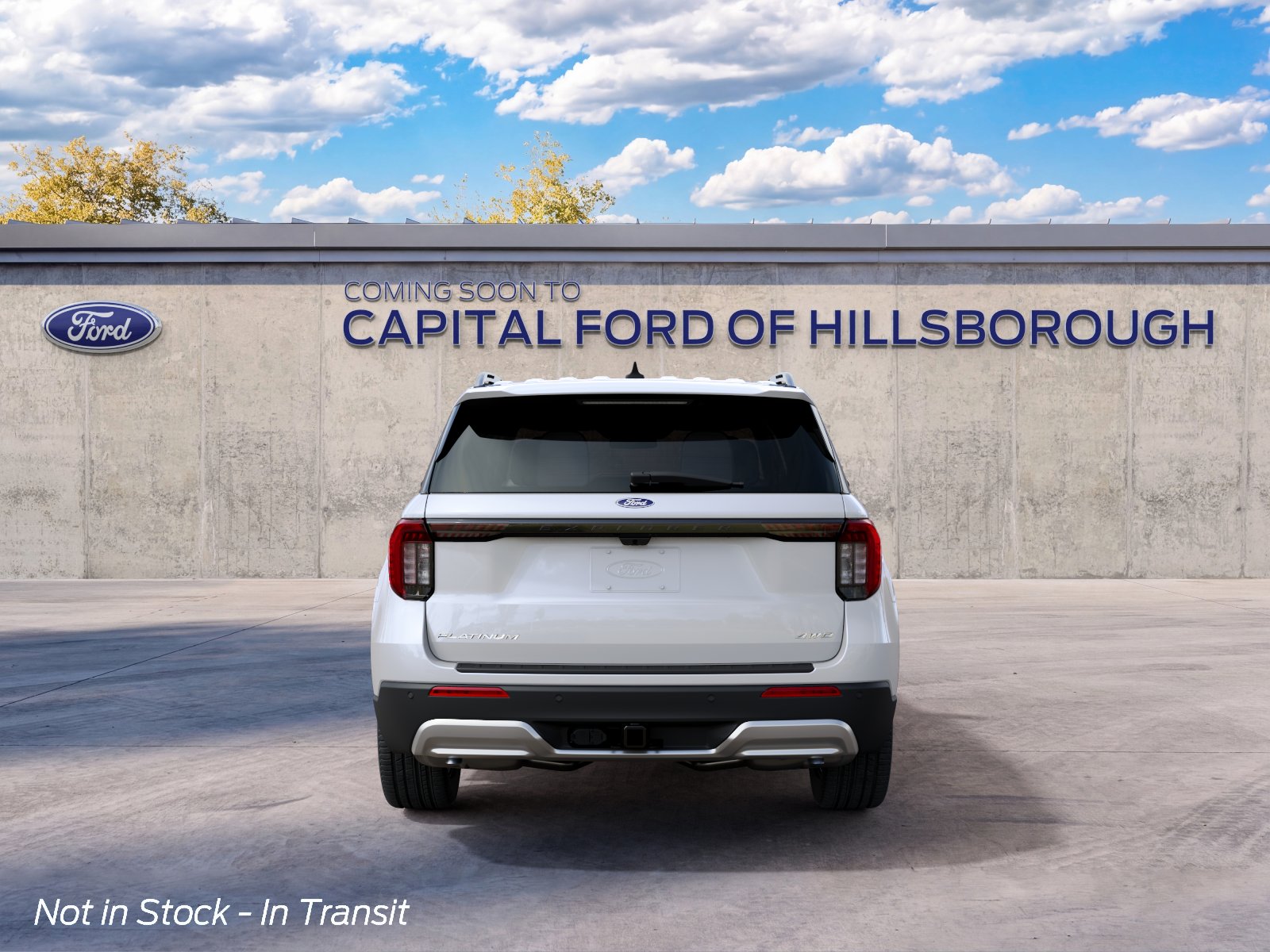 New 2027 Star White Metallic Tri-Coat Ford Platinum™ image 7
