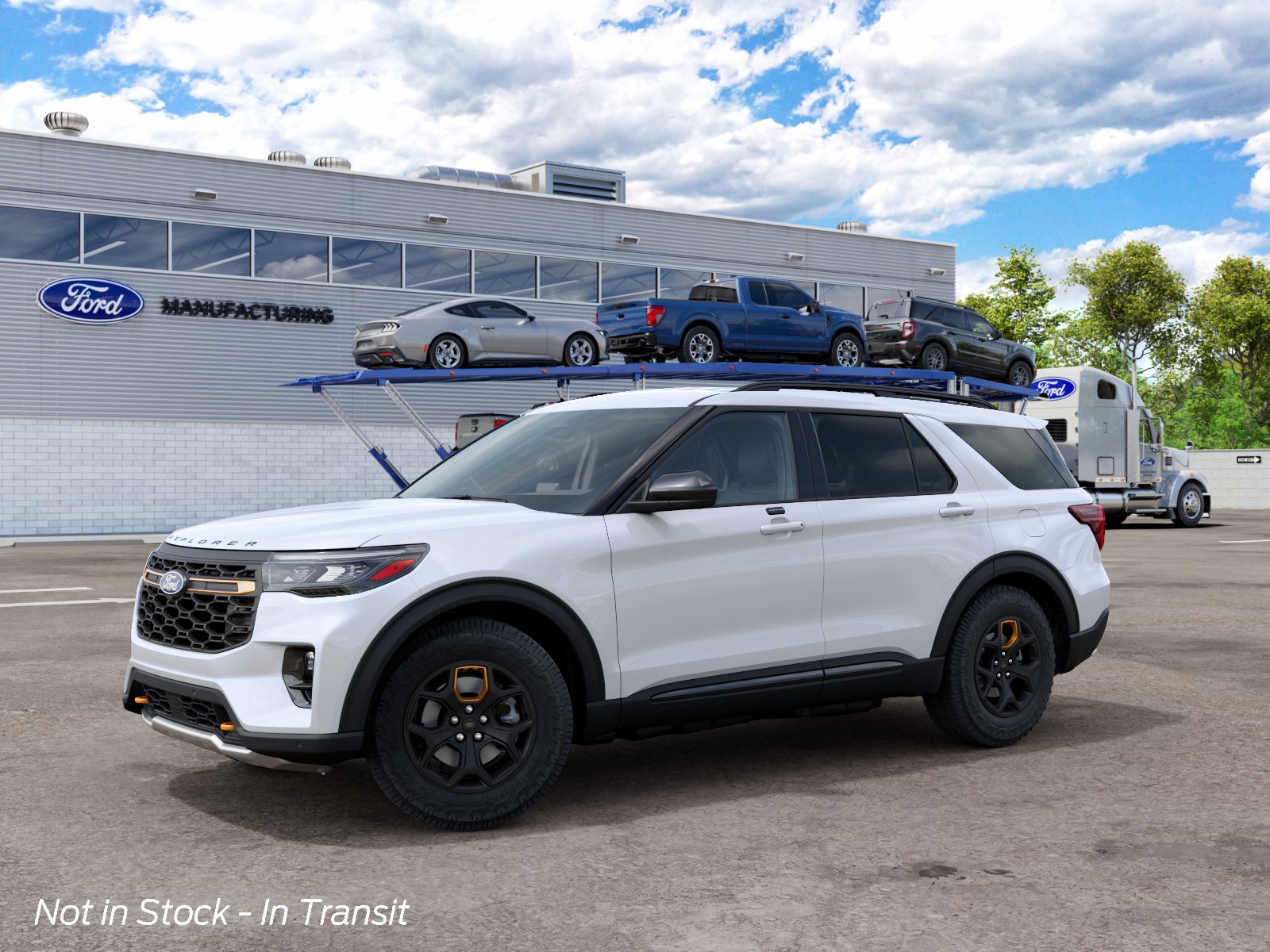 New 2027 Star White Metallic Tri-Coat Ford Tremor image 4