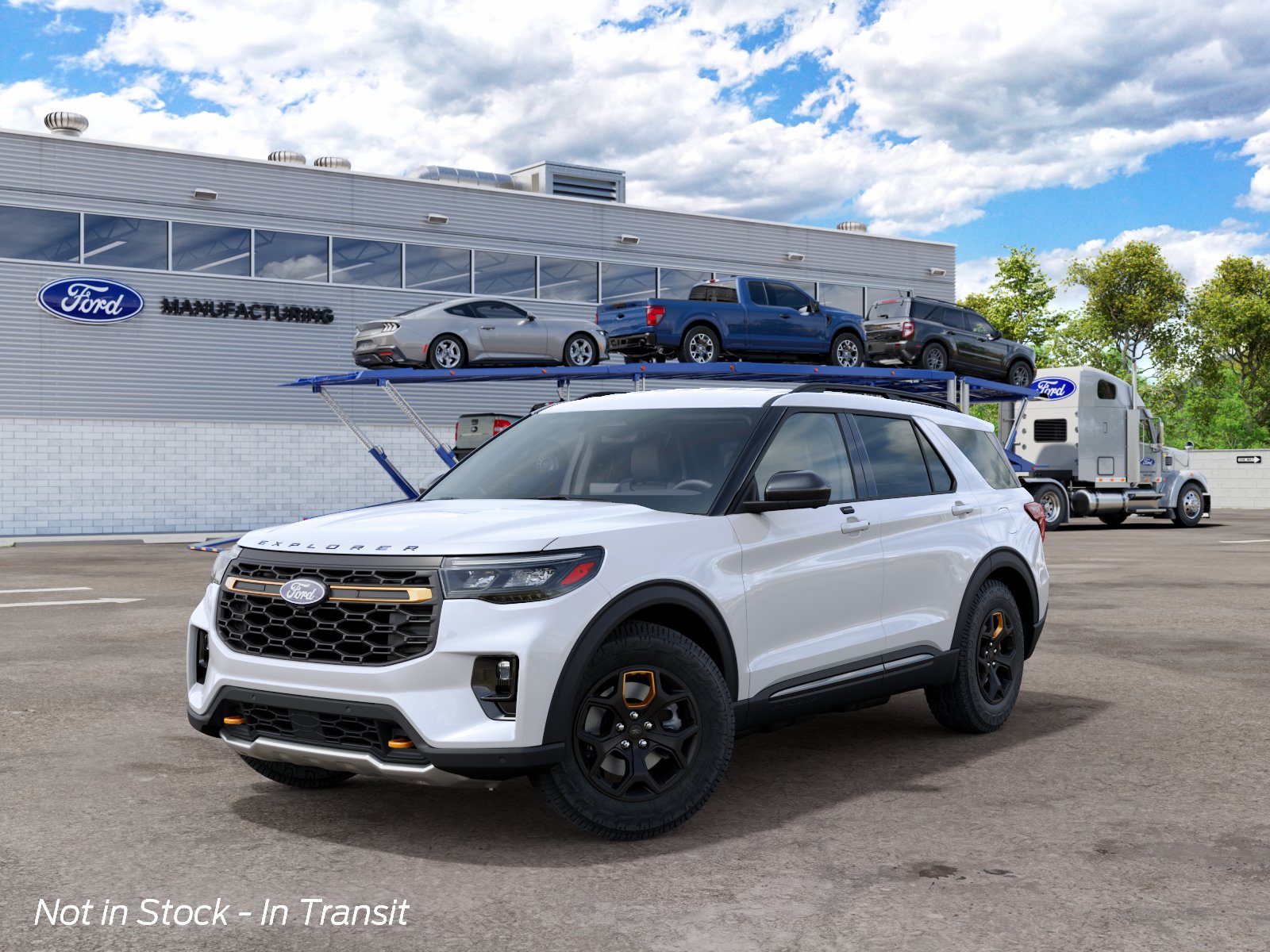 New 2027 Star White Metallic Tri-Coat Ford Tremor image 5