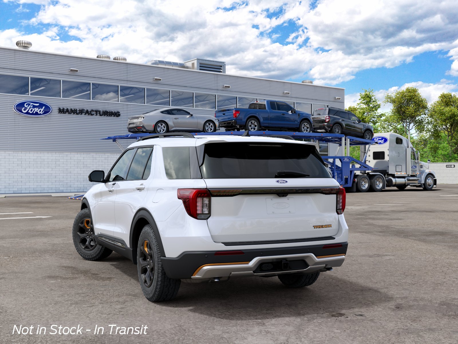 New 2027 Star White Metallic Tri-Coat Ford Tremor image 6