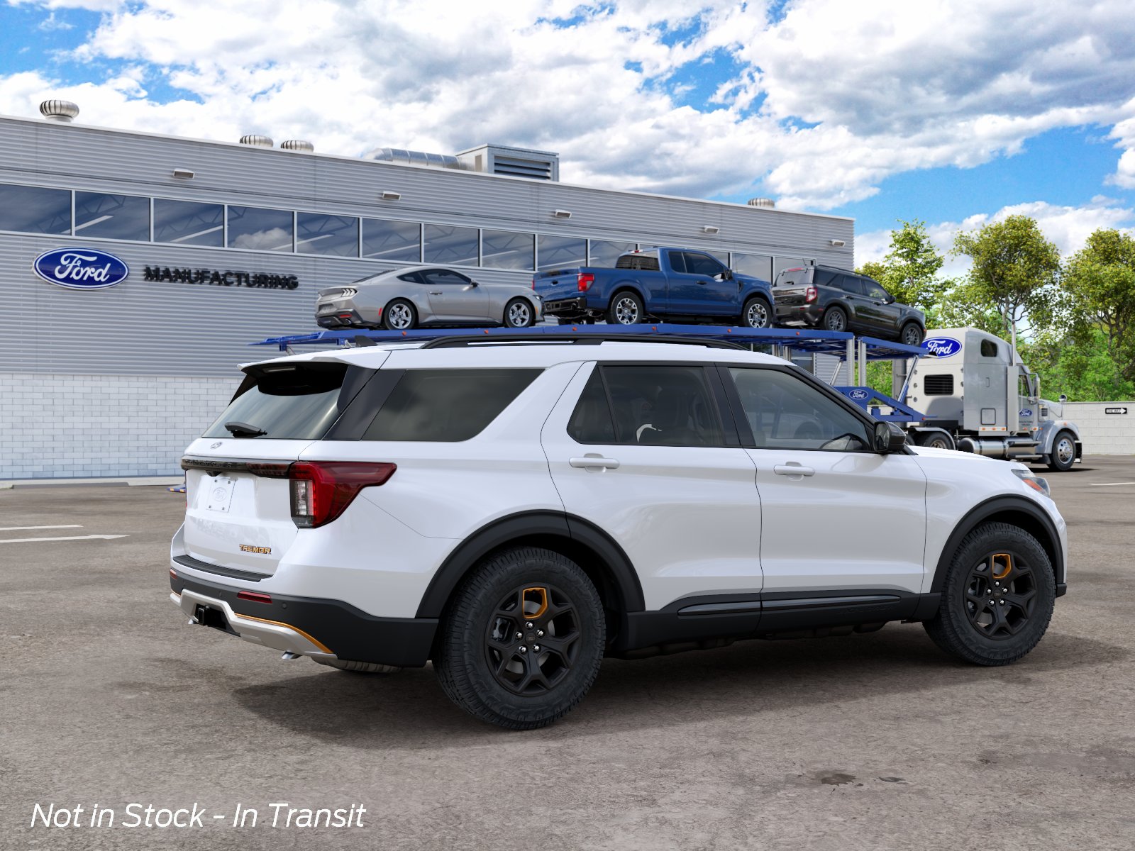 New 2027 Star White Metallic Tri-Coat Ford Tremor image 8
