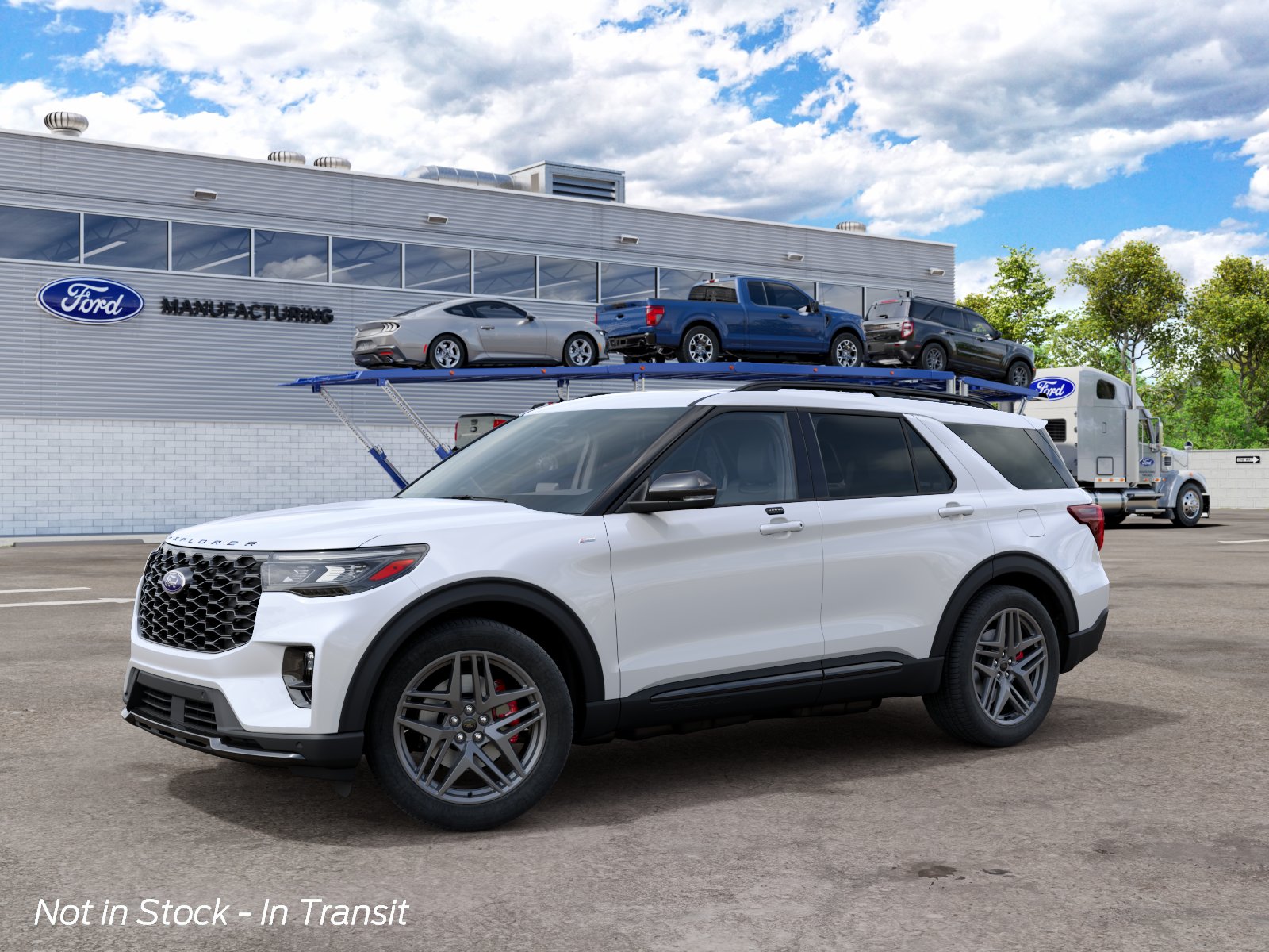 New 2027 Star White Metallic Tri-Coat Ford ST-Line image 3