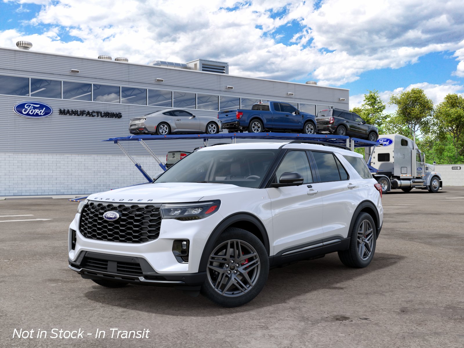 New 2027 Star White Metallic Tri-Coat Ford ST-Line image 4