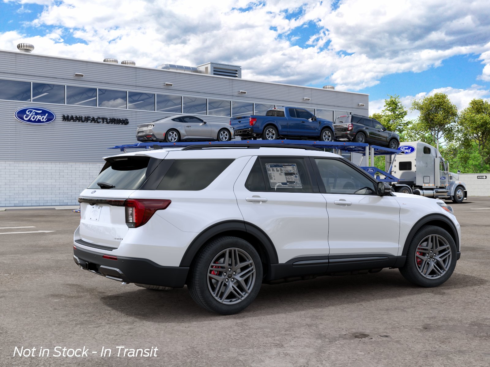 New 2027 Star White Metallic Tri-Coat Ford ST-Line image 7