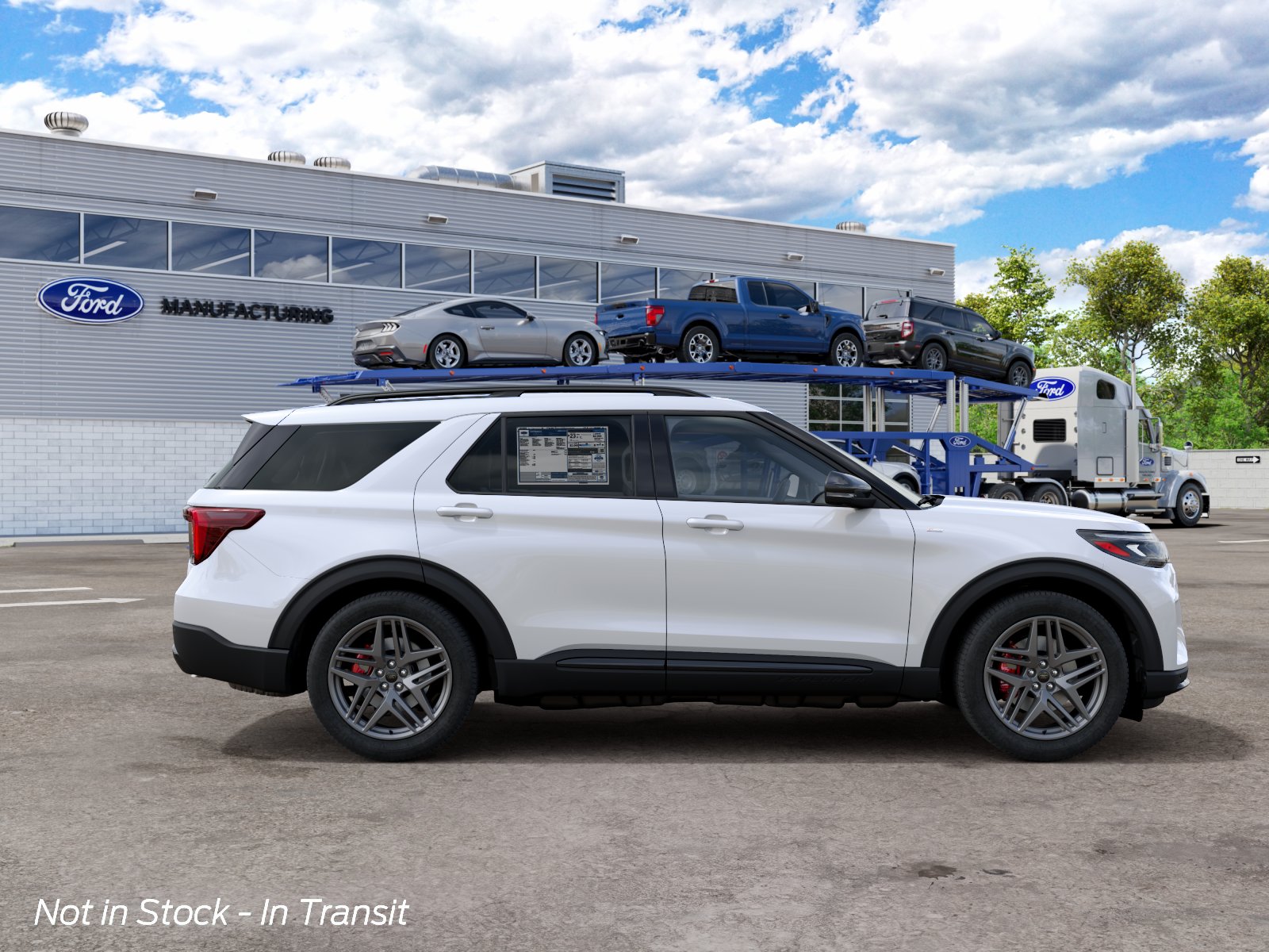 New 2027 Star White Metallic Tri-Coat Ford ST-Line image 8