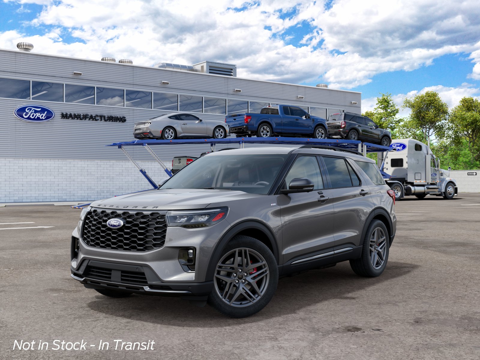 New 2027 Carbonized Gray Metallic Ford ST-Line image 3