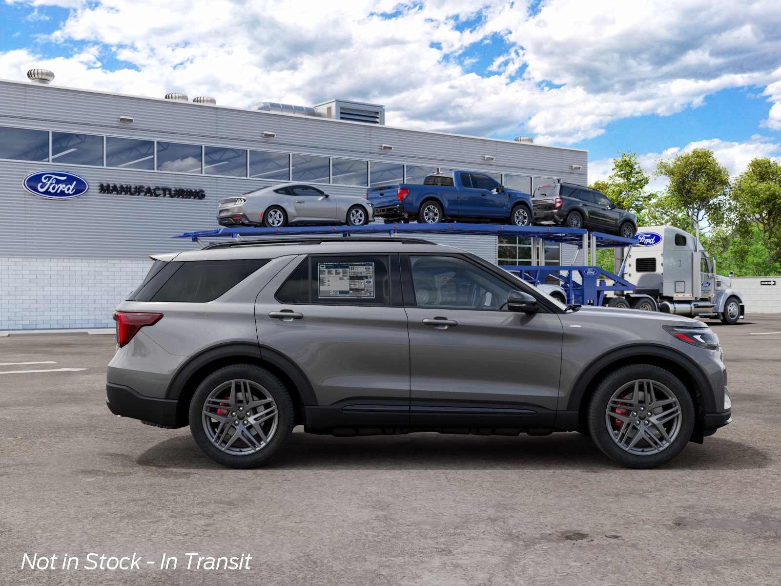 New 2027 Carbonized Gray Metallic Ford ST-Line image 8