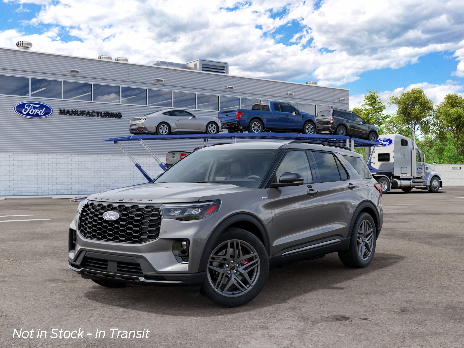 New 2027 Carbonized Gray Metallic Ford ST-Line image 4