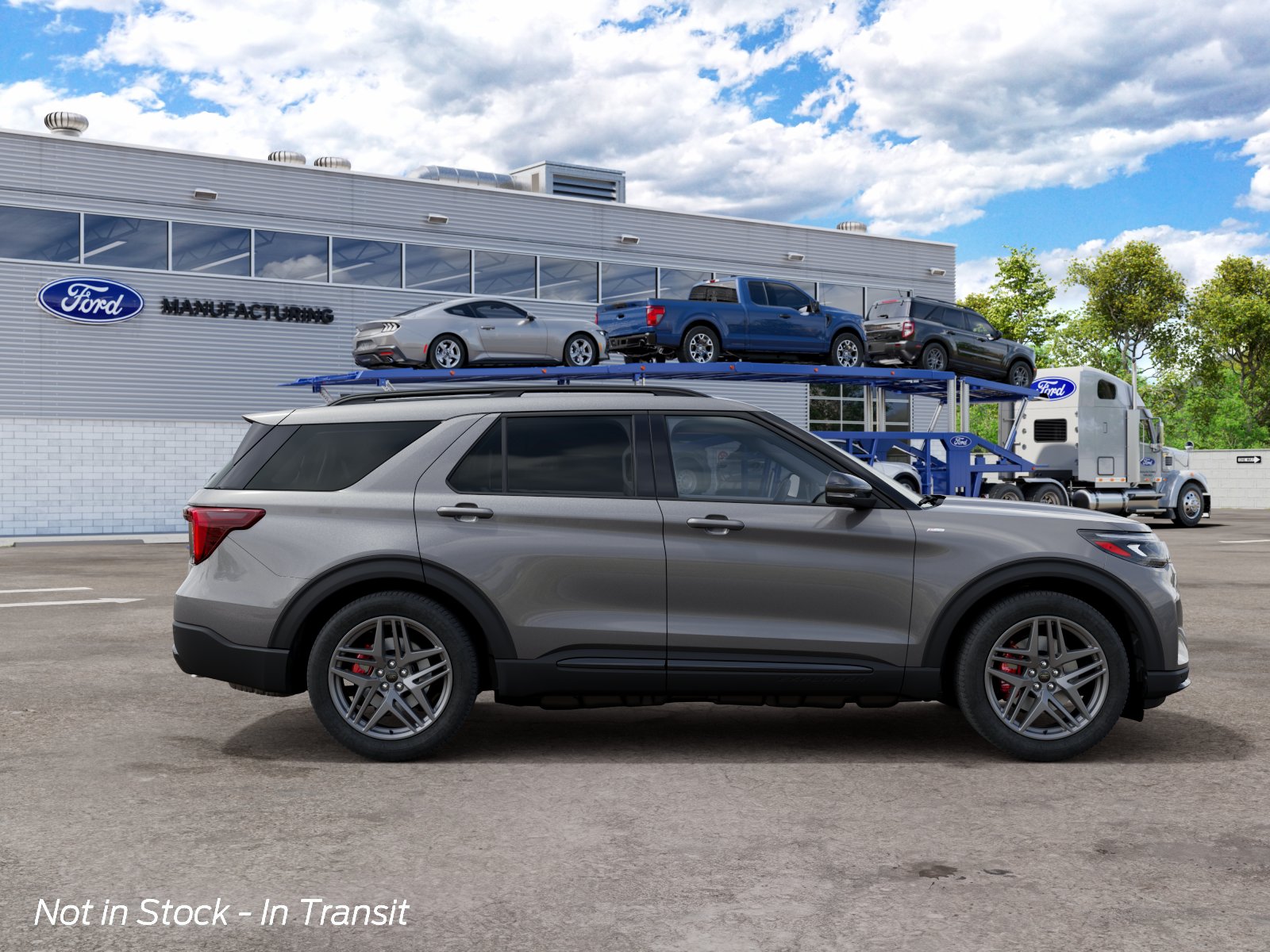 New 2027 Carbonized Gray Metallic Ford ST-Line image 8