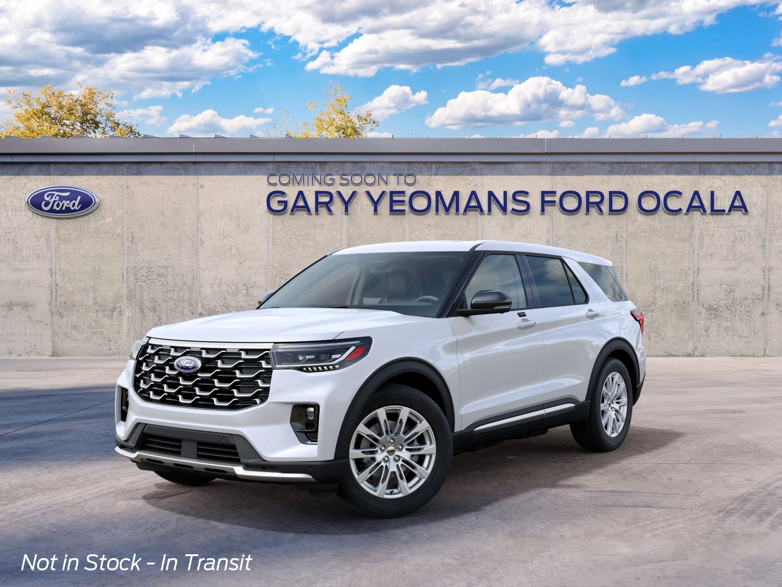 New 2027 Star White Metallic Tri-Coat Ford Platinum™ image 2