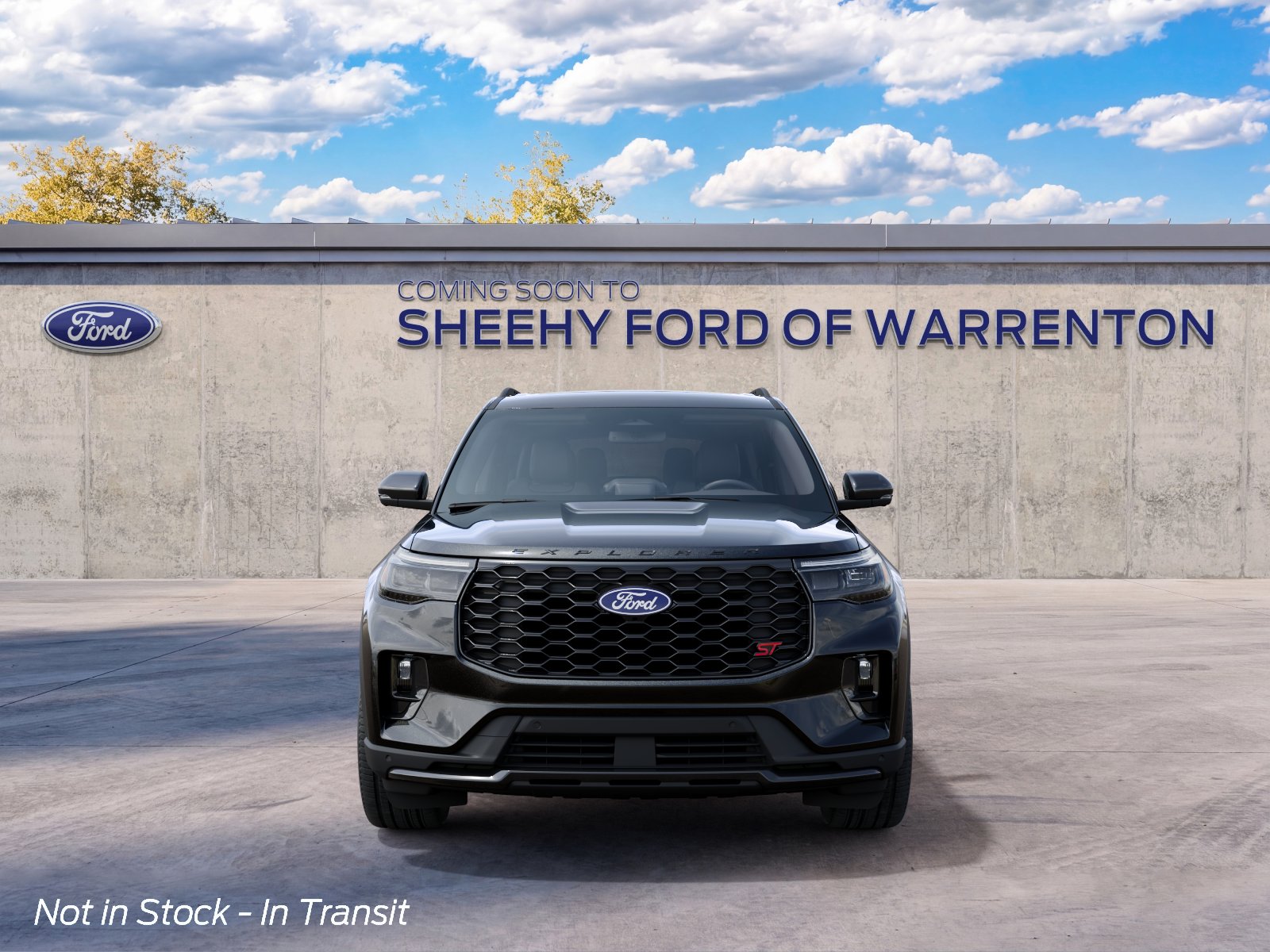 New 2027 Agate Black Metallic Ford ST image 2