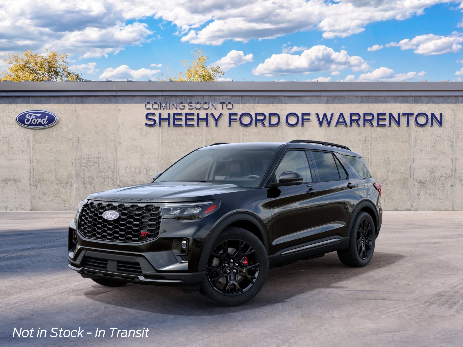 New 2027 Agate Black Metallic Ford ST image 4