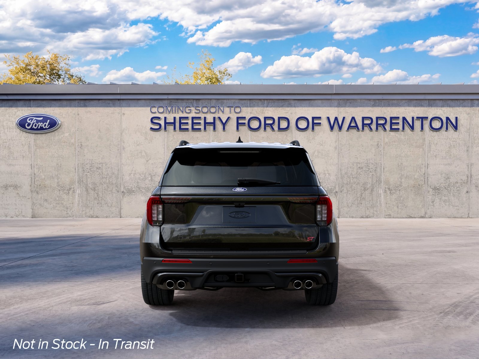 New 2027 Agate Black Metallic Ford ST image 6