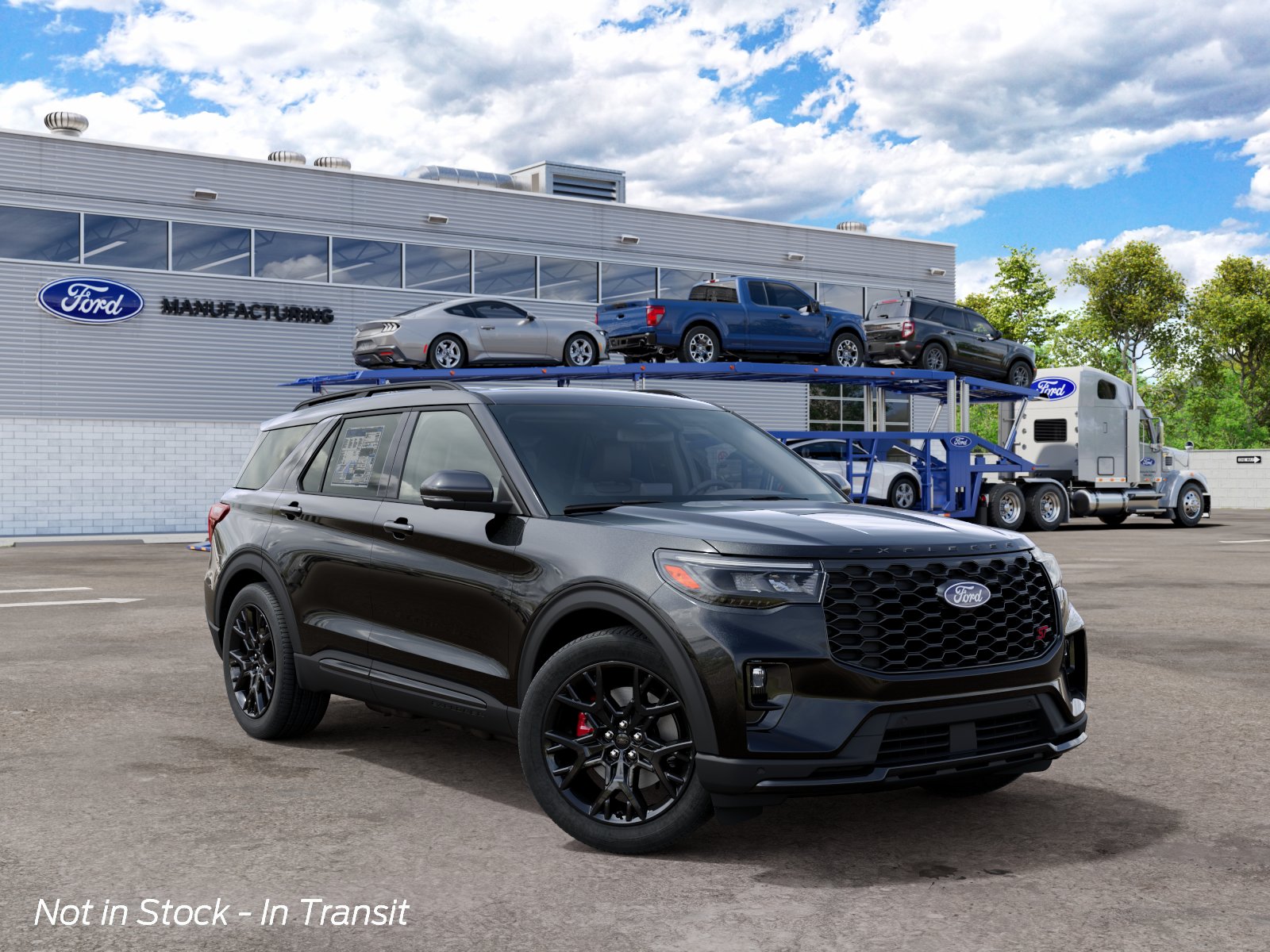 New 2027 Agate Black Metallic Ford ST image 24