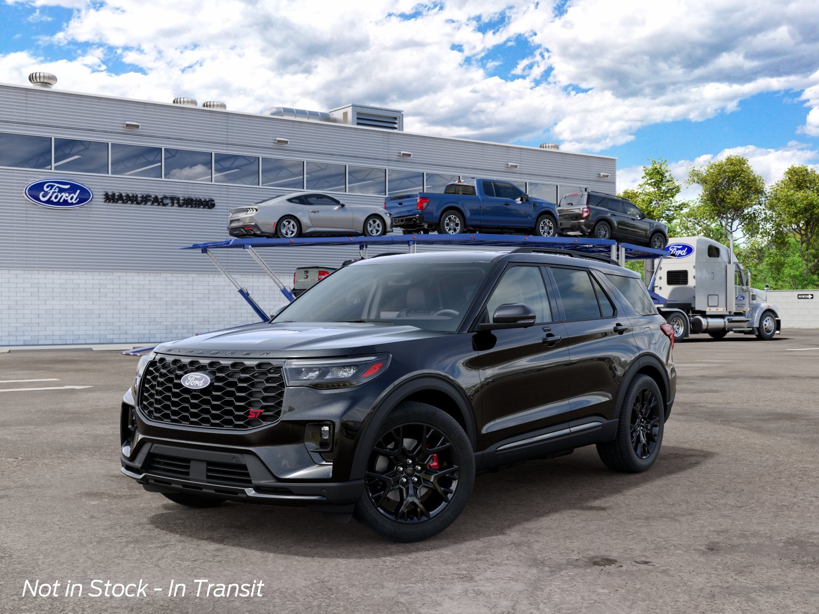 New 2027 Agate Black Metallic Ford ST image 27