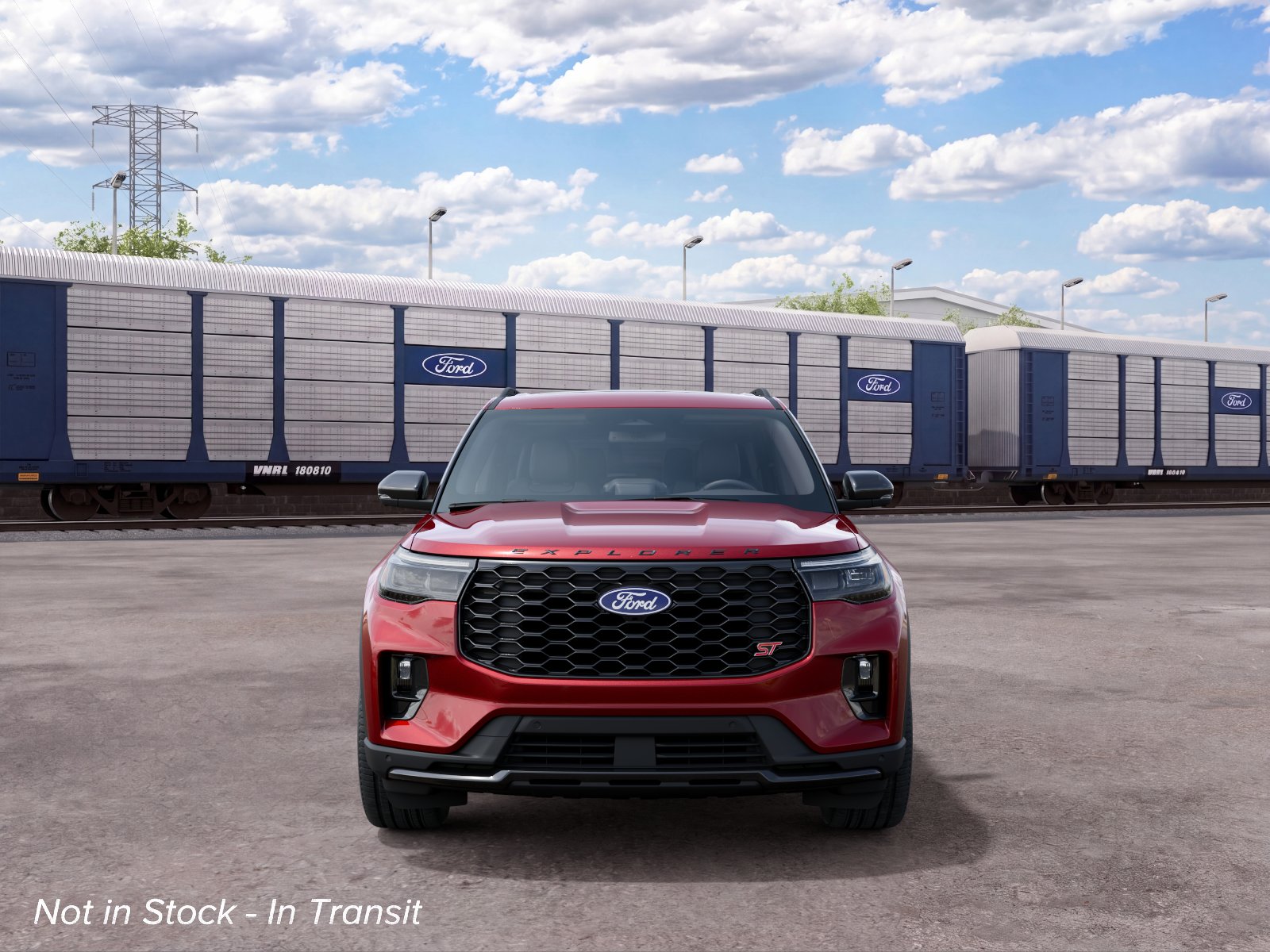 New 2027 Ruby Red Metallic Tinted Clearcoat Ford ST image 3