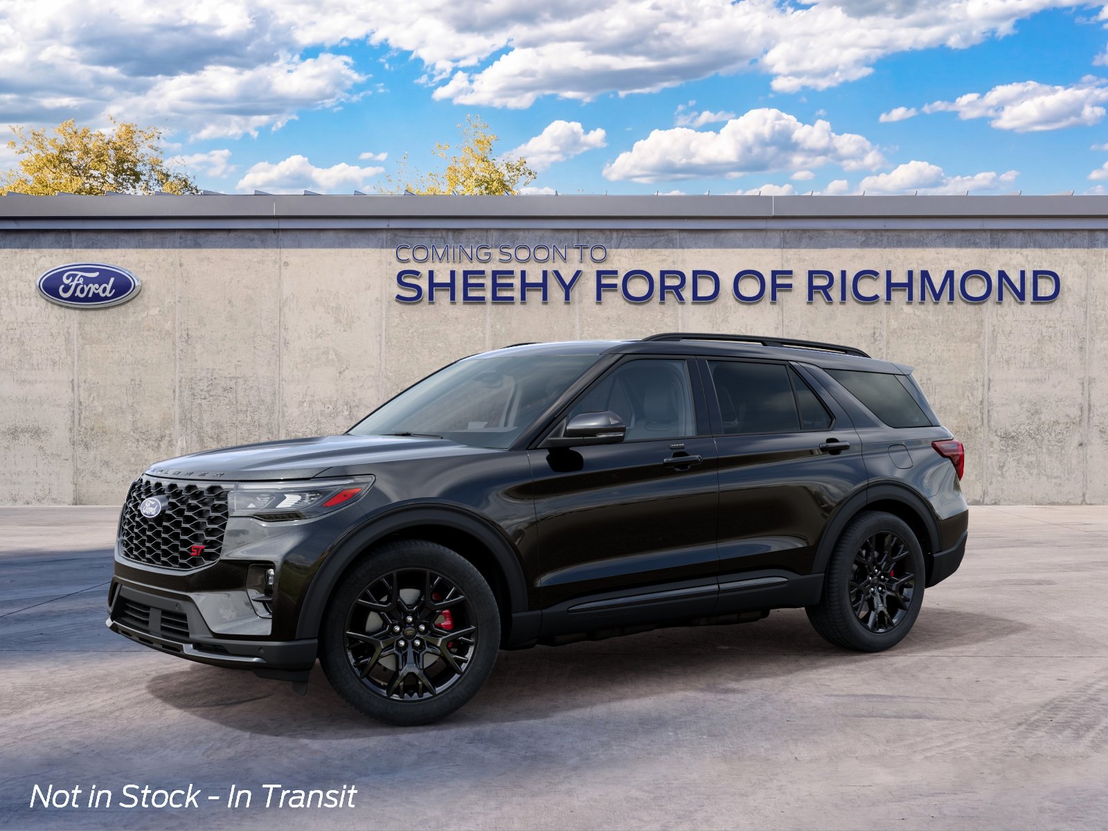 New 2027 Agate Black Metallic Ford ST image 2