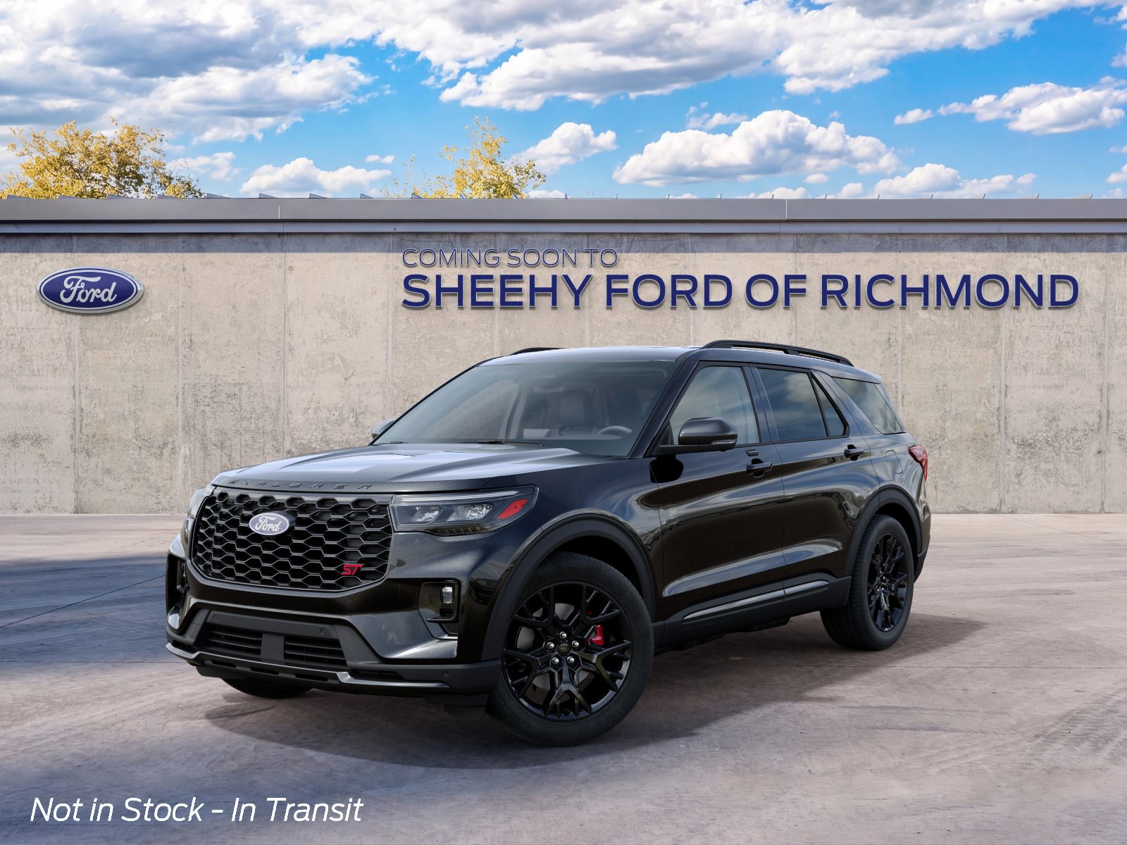 New 2027 Agate Black Metallic Ford ST image 3
