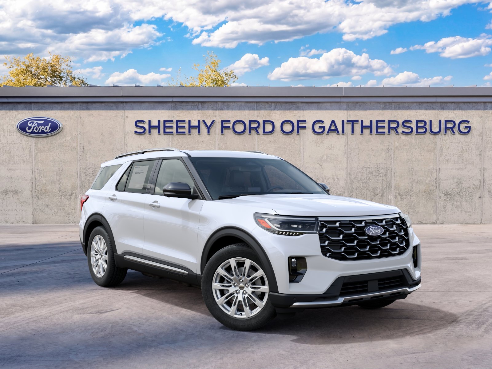 New 2027 Star White Metallic Tri-Coat Ford Platinum image 24