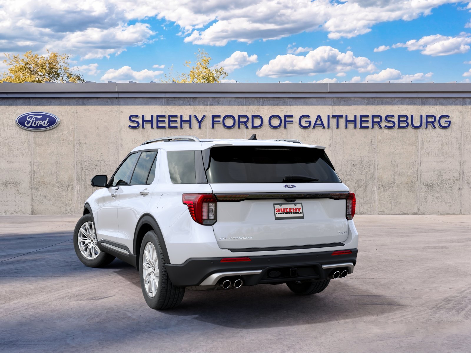 New 2027 Star White Metallic Tri-Coat Ford Platinum image 27