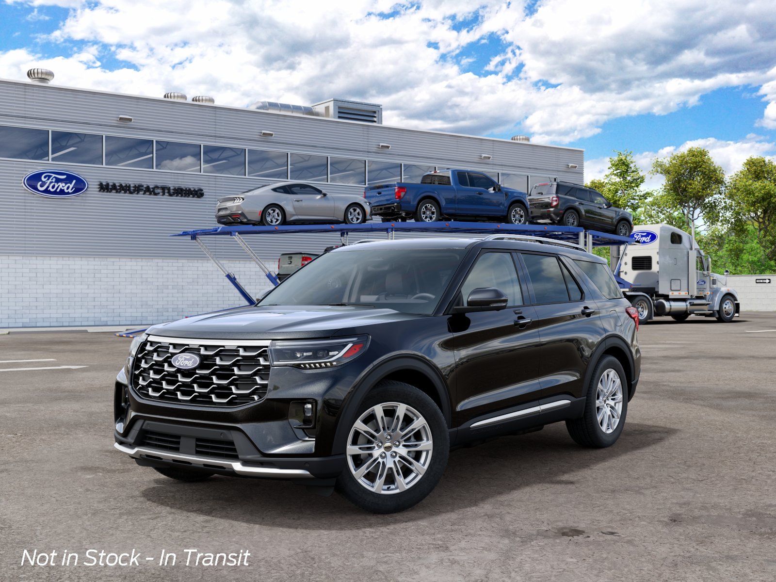 New 2027 Agate Black Metallic Ford Platinum image 27