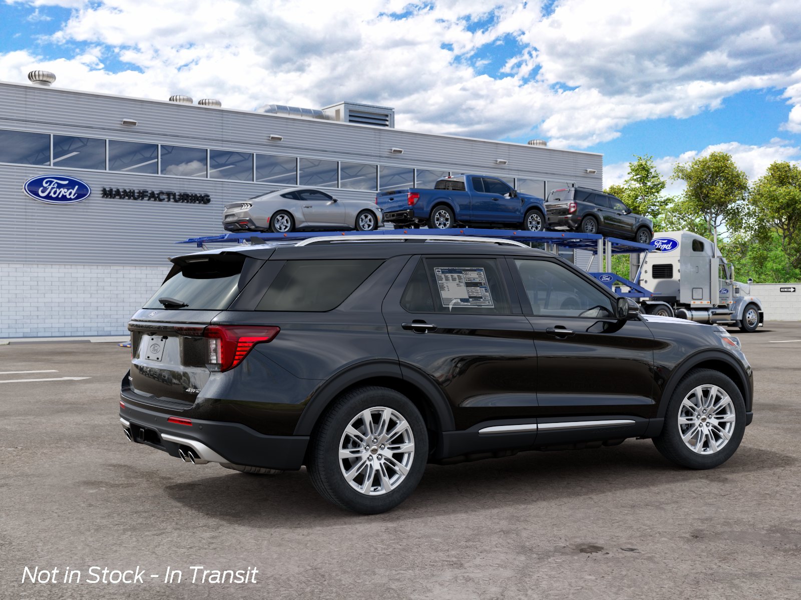 New 2027 Agate Black Metallic Ford Platinum image 30