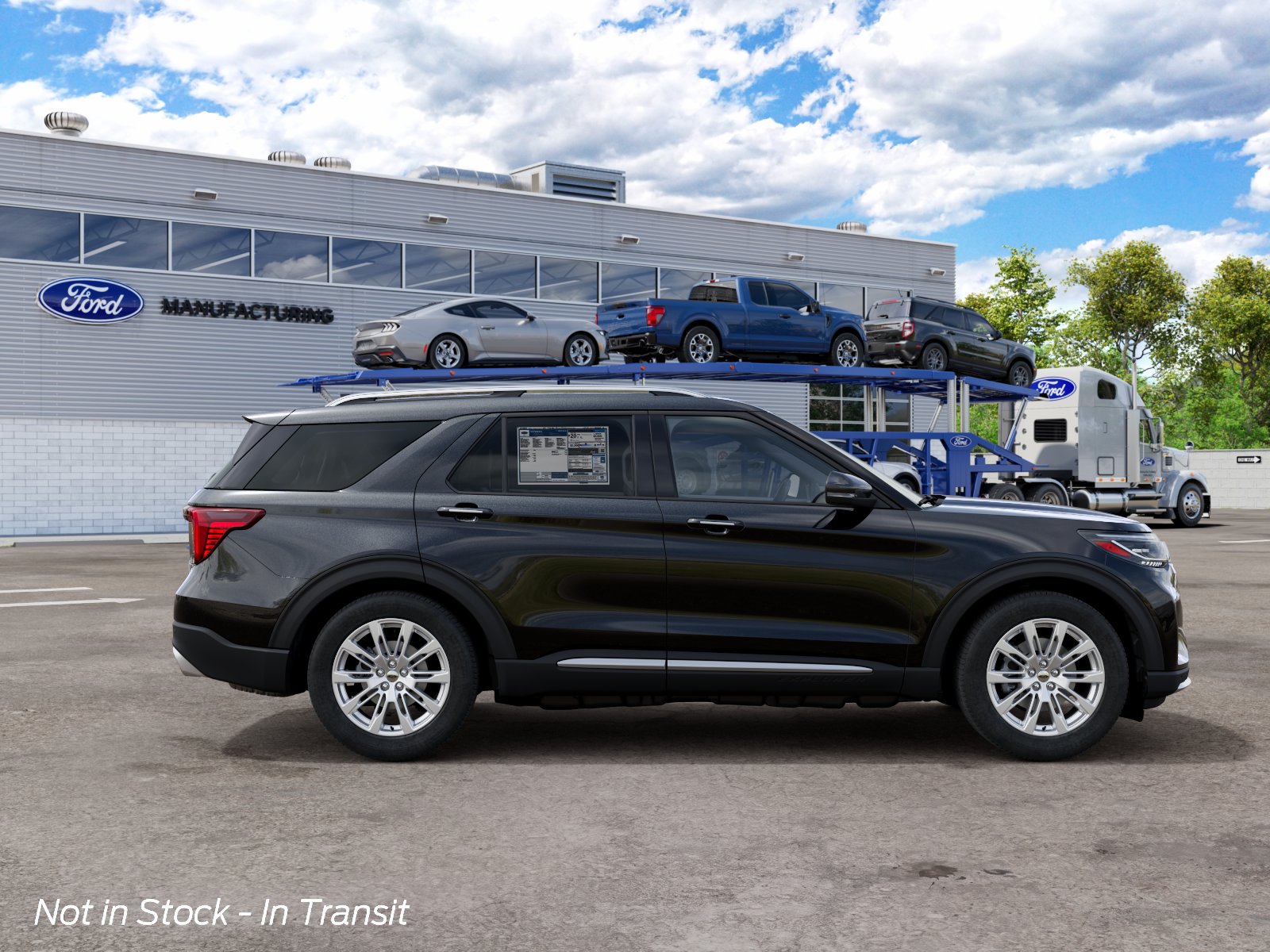 New 2027 Agate Black Metallic Ford Platinum image 31