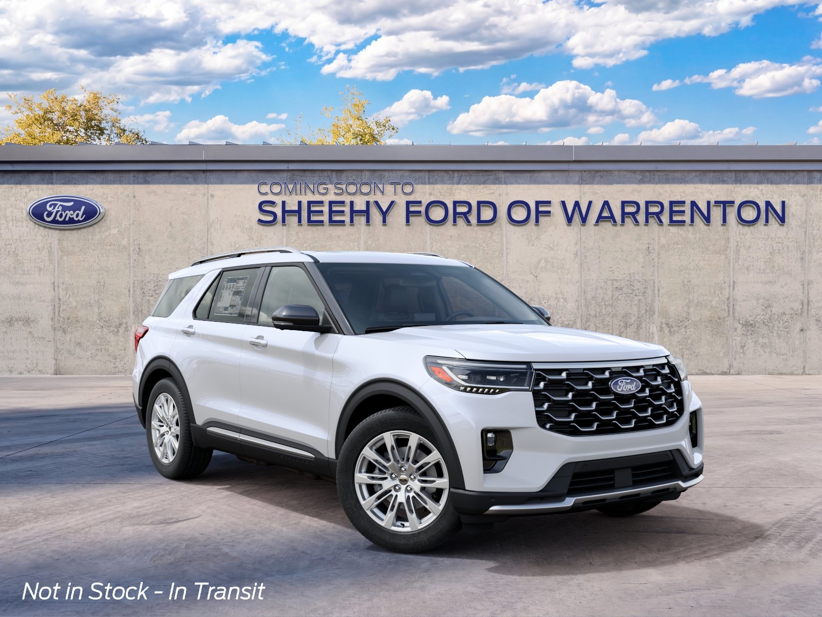 New 2027 Star White Metallic Tri-Coat Ford Platinum image 24