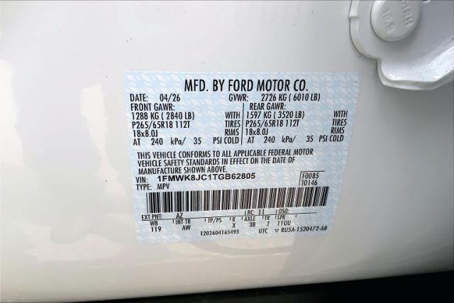 New 2026 Star White Metallic Tri-Coat Ford Tremor® image 31