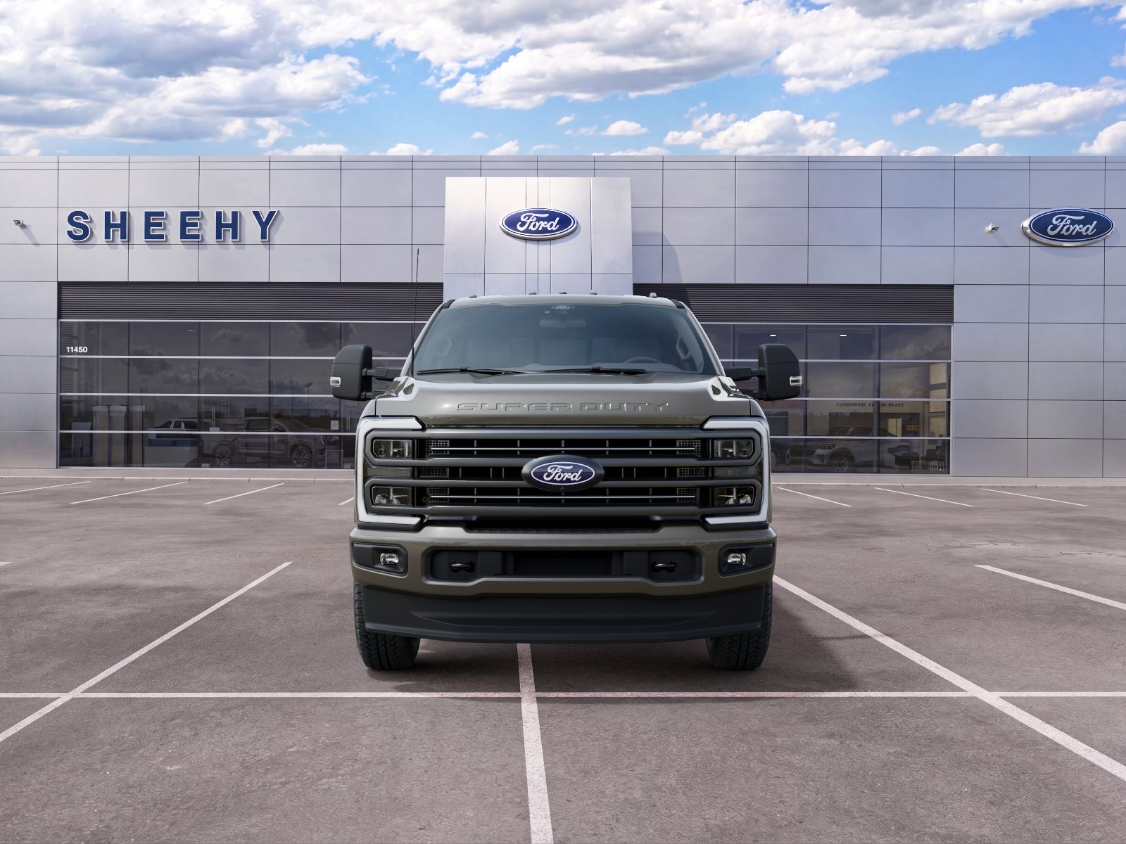 New 2027 Marsh Gray Metallic Ford F-250® XLT image 2