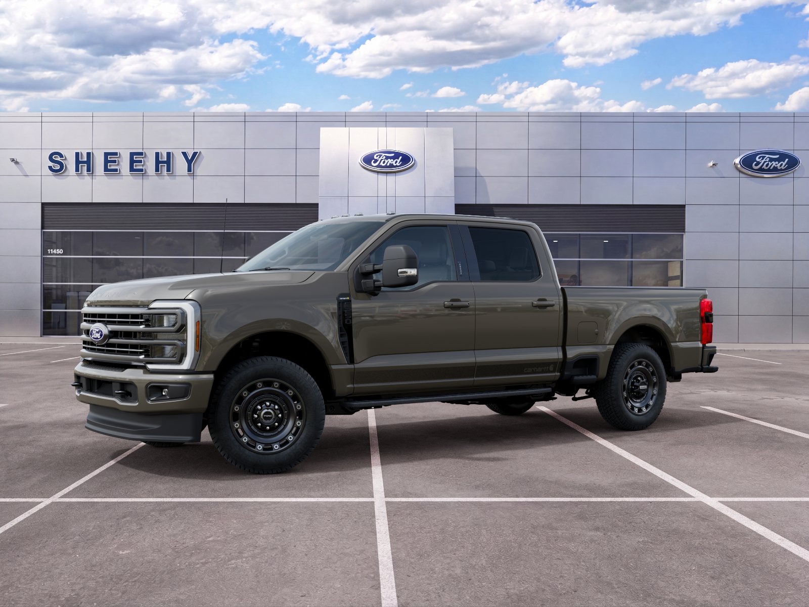 New 2027 Marsh Gray Metallic Ford F-250® XLT image 3