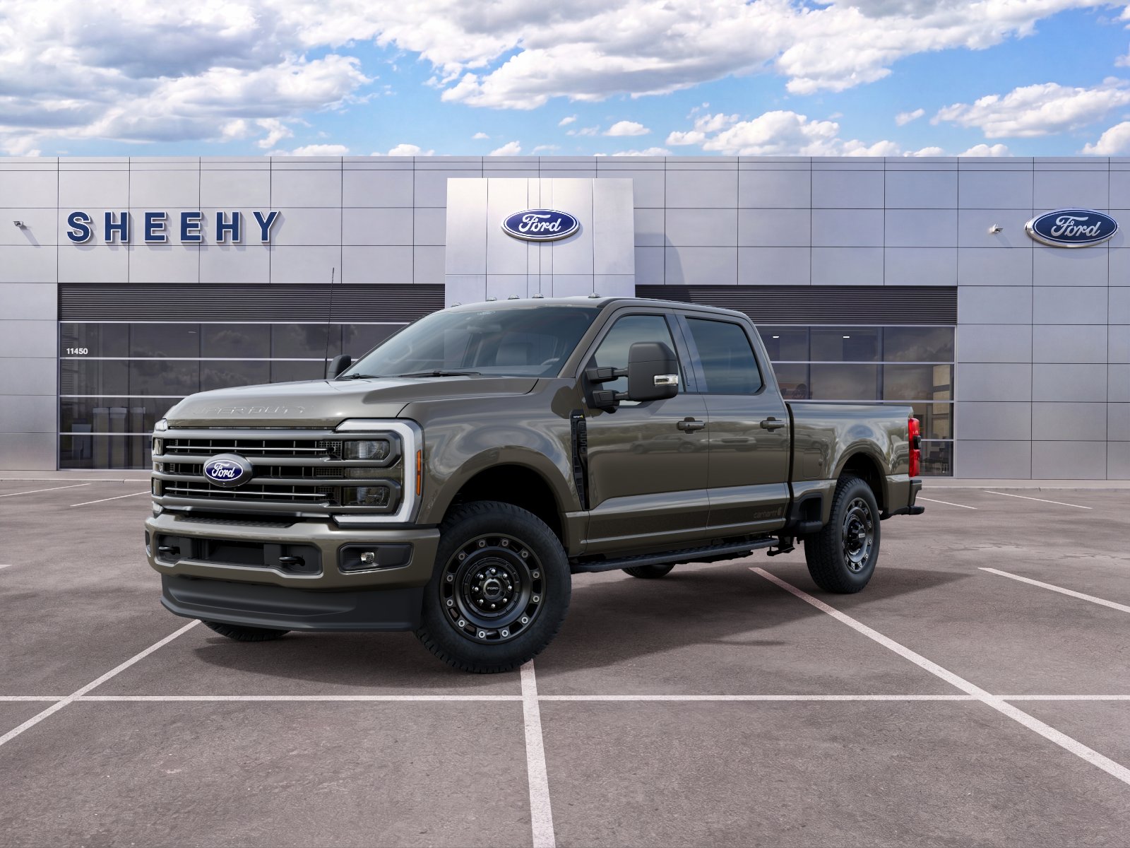 New 2027 Marsh Gray Metallic Ford F-250® XLT image 4