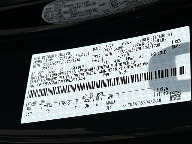 New 2026 Agate Black Metallic Ford F-250® Lariat® image 72