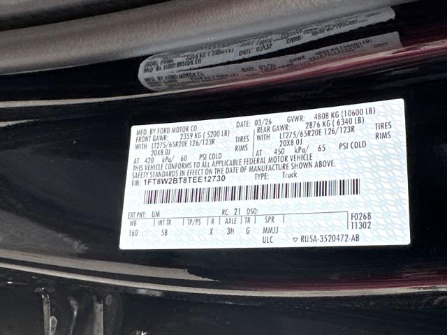 New 2026 Agate Black Metallic Ford F-250® Lariat® image 66