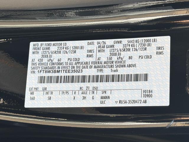 New 2026 Agate Black Metallic Ford F-350® Lariat® image 70