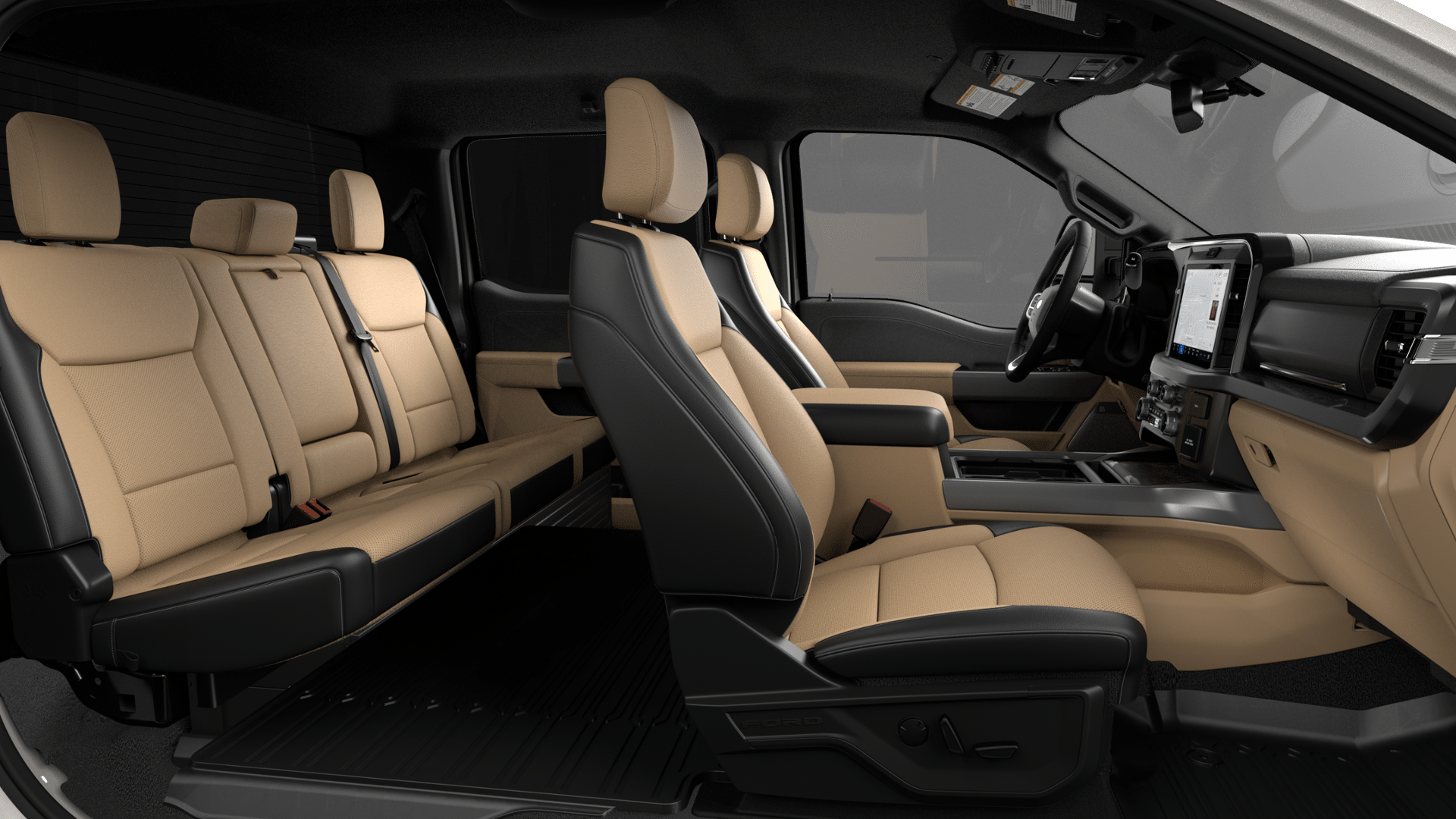 New 2027 Star White Metallic Tri-Coat Ford F-350® Lariat® image 6