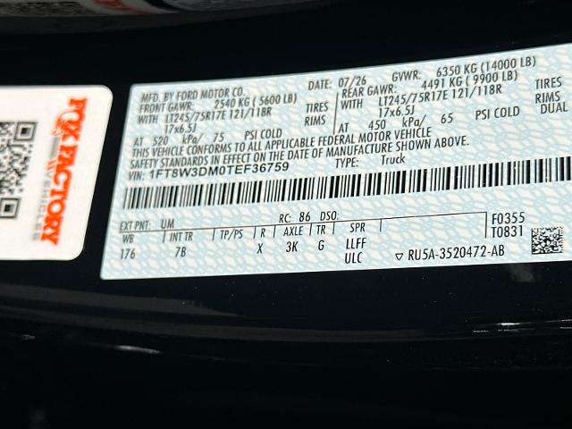 New 2026 Agate Black Metallic Ford F-350® Platinum® image 68