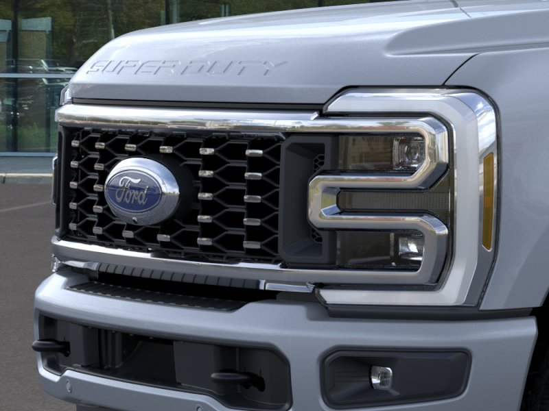 New 2026 Glacier Gray Metallic Tri-Coat Ford F-350® Platinum® image 17