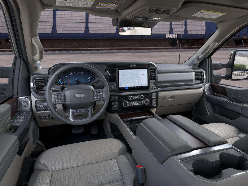 New 2026 Glacier Gray Metallic Tri-Coat Ford F-350 DRW Pickup Platinum image 31