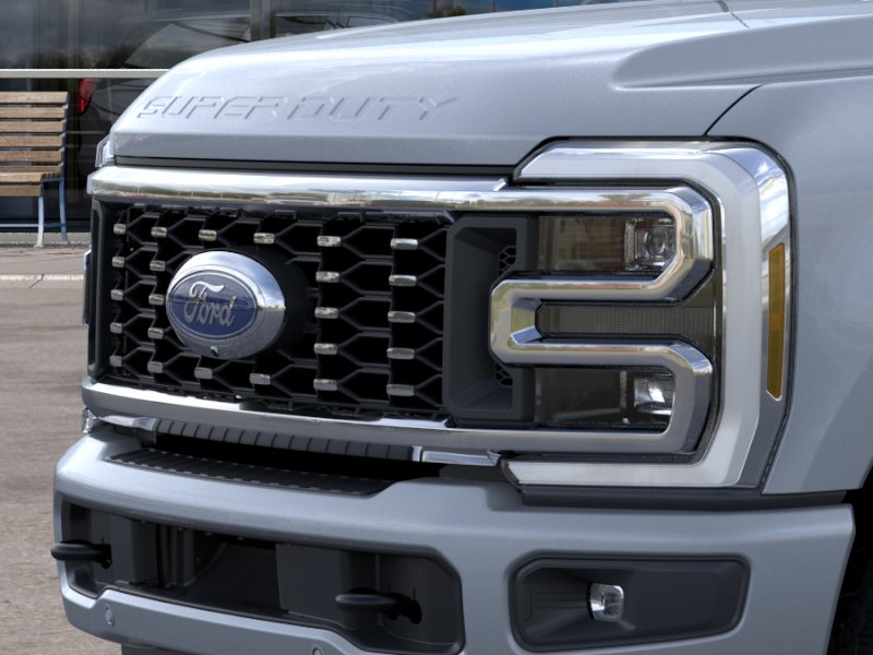 New 2026 Glacier Gray Metallic Tri-Coat Ford F-350 DRW Pickup Platinum image 39
